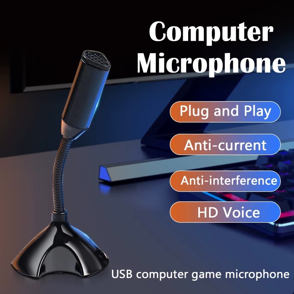 Shure Mic Sm58 - USB-Mikrofon für Laptop und Computer, verstellbar,