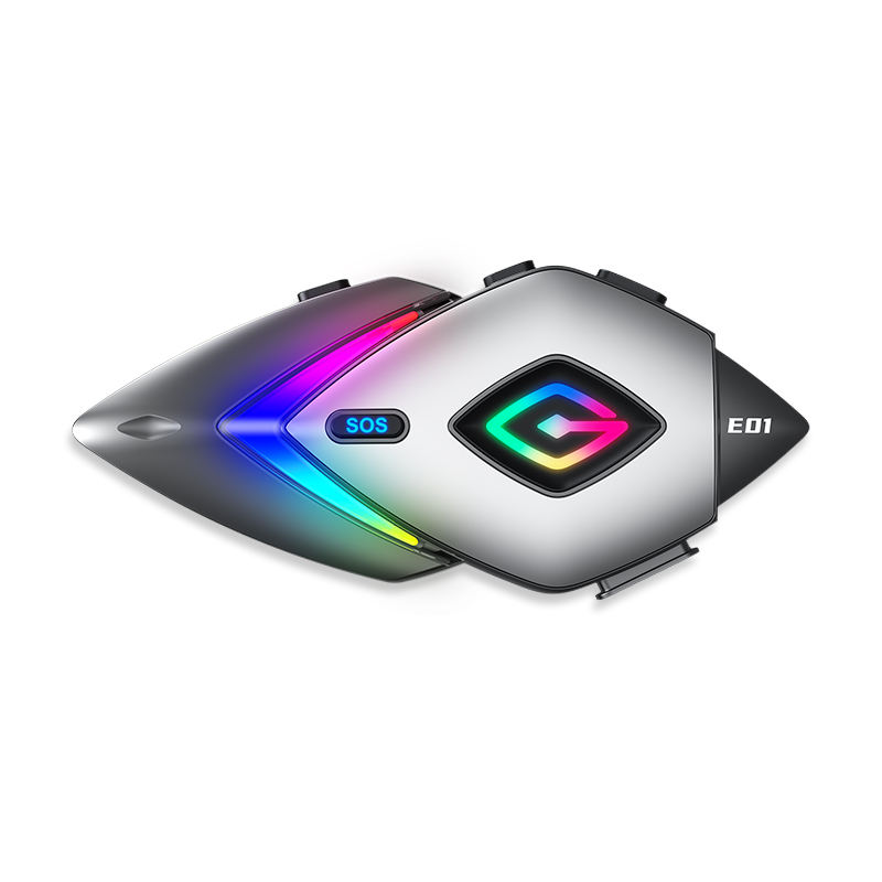 Bluetooth Headset On Ear - Neues Produkt Motorrad-Fahrerhelm-Headset Kabellose On-Ear-Kopfhörer RGB