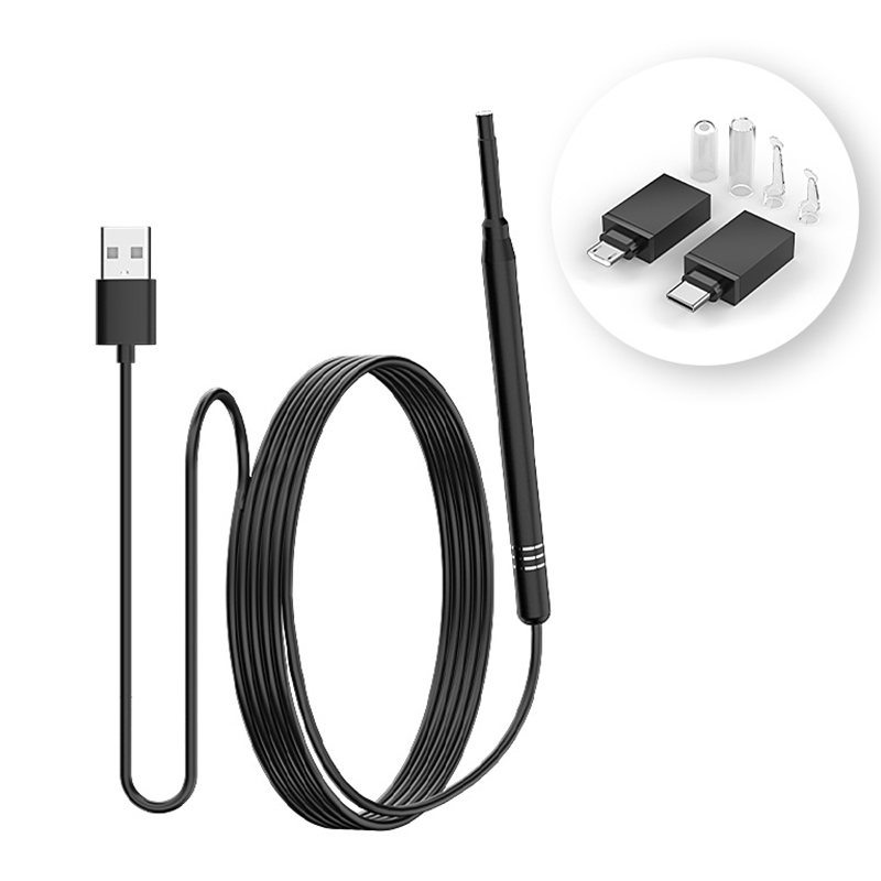 Usb C Earphone - Ohrreinigung Endoskopkamera 3in1 Micro USB Typ-C