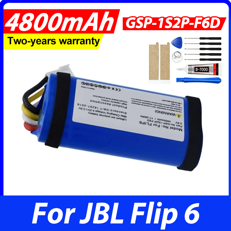 4800 mAh Akku für JBL Flip 6 F – Jbl Speaker Flip 6 Bewertung und Preis