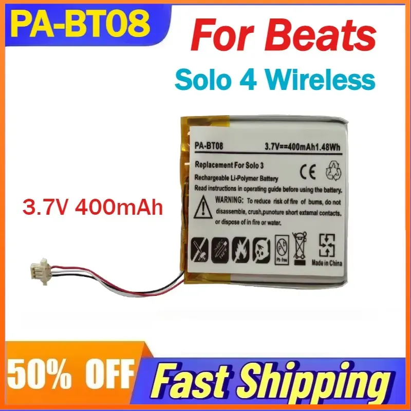 PA-BT08 3.7V 400mAh Wiederaufl – Beats Headphone Solo 4 Bewertung und Preis