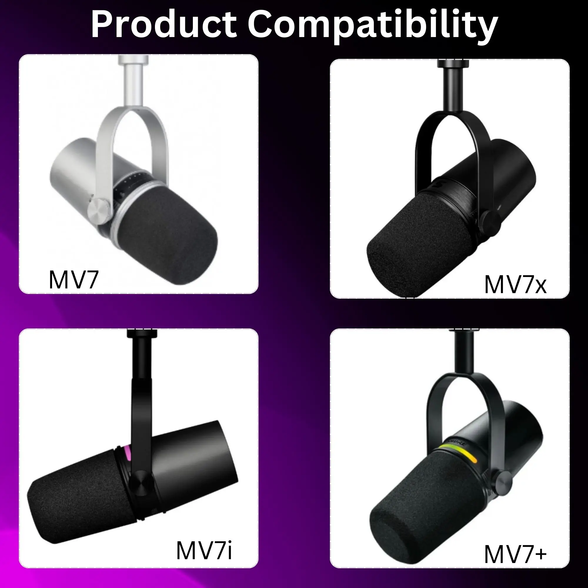 MV7 Schaumstoff für Shure MV7, – Shure Mic Mv7 Bewertung und Preis