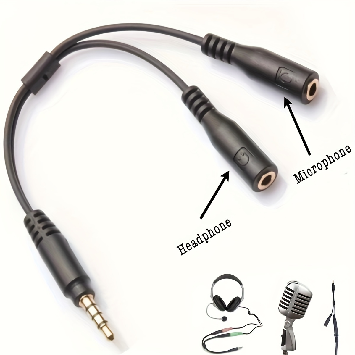 3,5 mm Stereo-Audio 1 Stecker  – Audio Splitter Y Bewertung und Preis