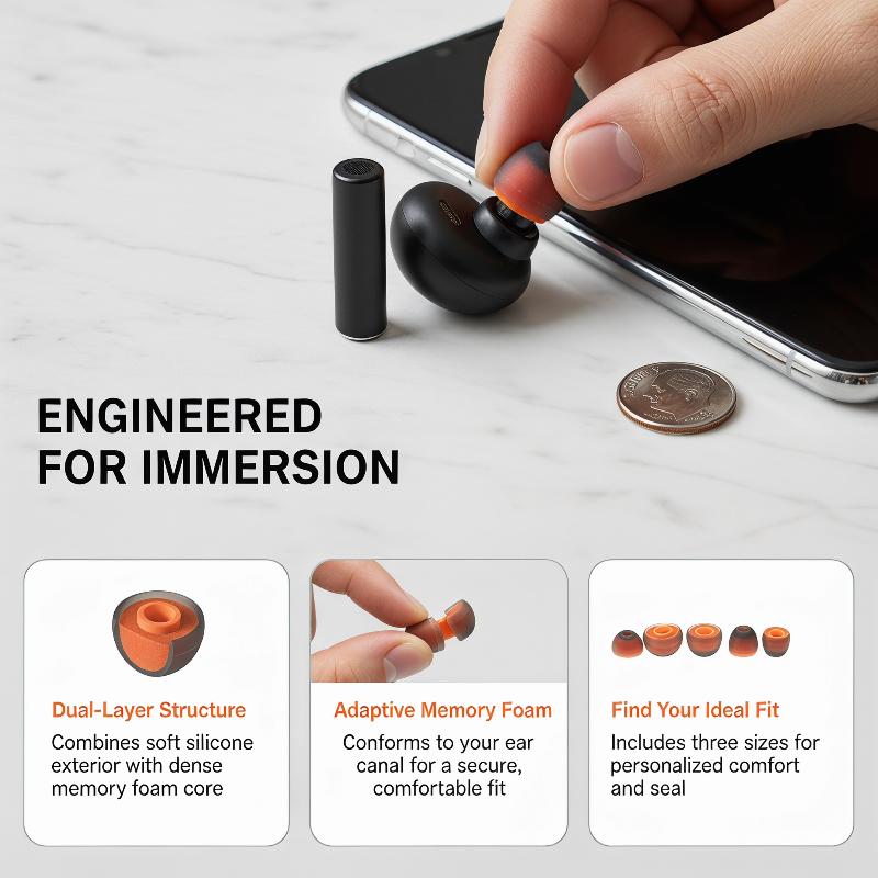 ❤️   2 Stück Memory-Schaum-Ohr – Earphone Foam Tip Bewertung und Preis