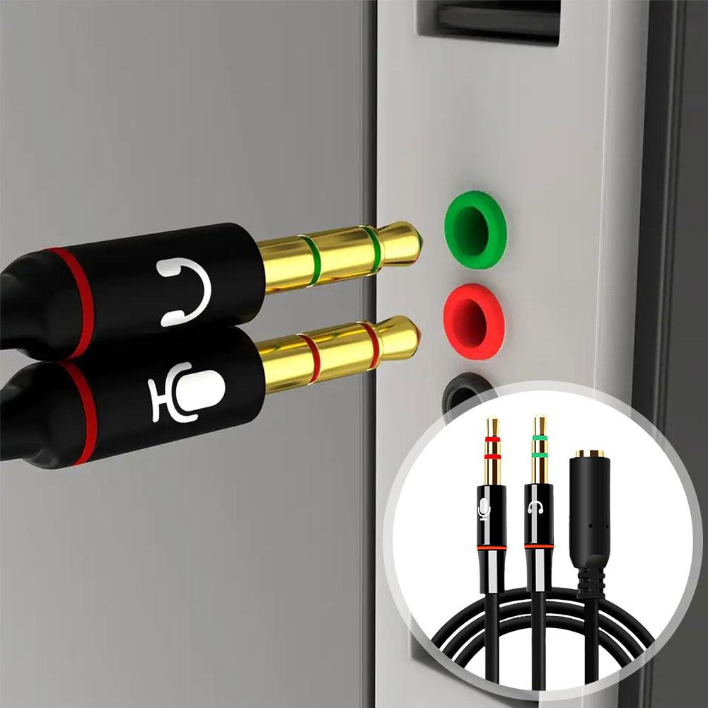 Kopfhörer-Mikrofon-Audio-Konve – Audio Splitter Y Bewertung und Preis
