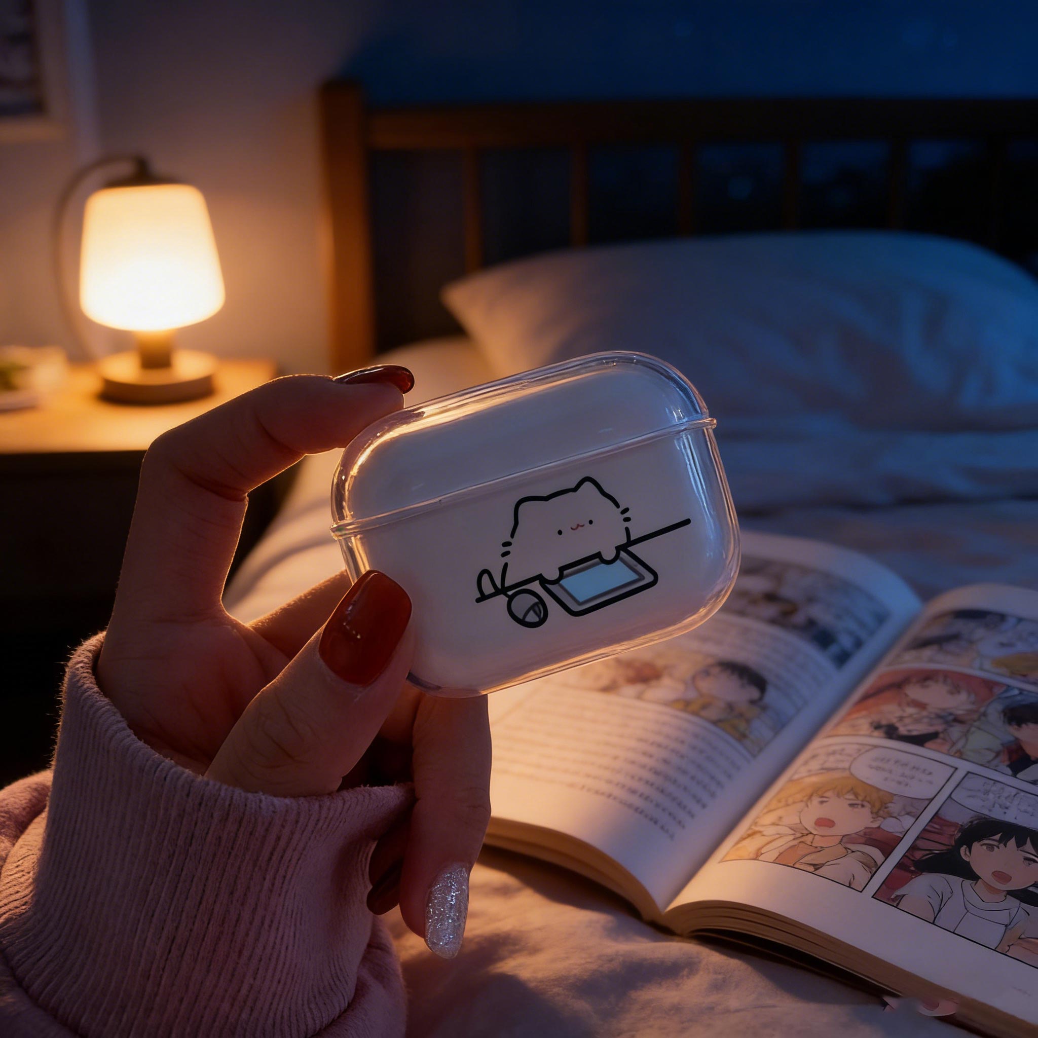 Süße Katzen-Kopfhörerhülle tra – Headphone Case Hard Bewertung und Preis